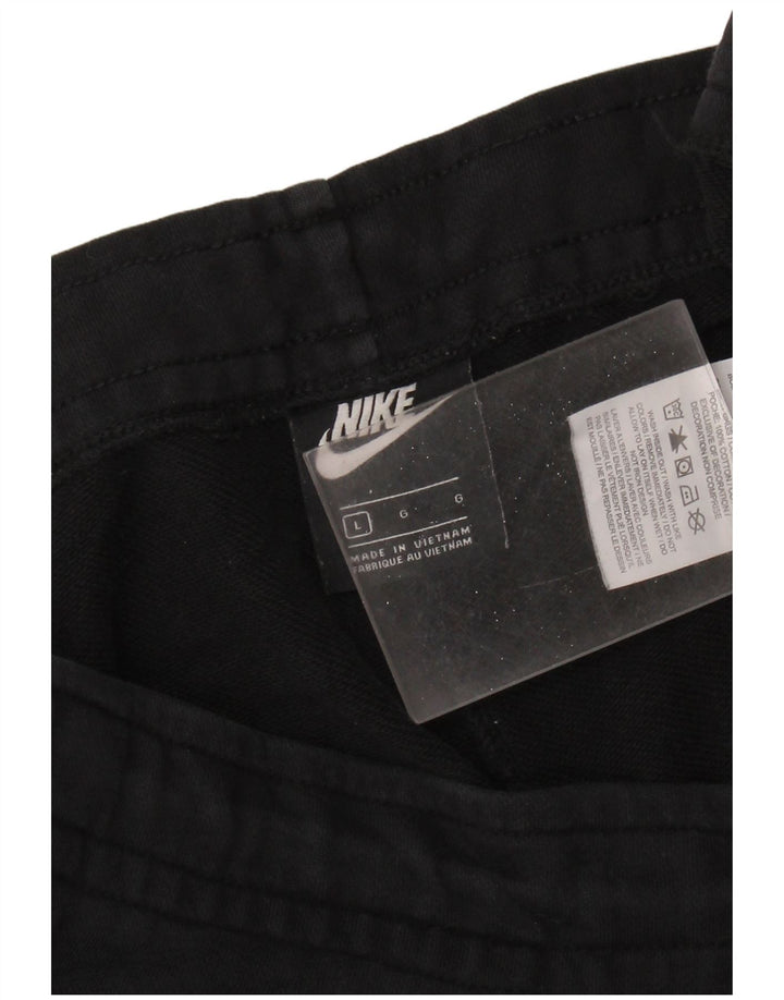 Nike Pantalones cortos deportivos para mujer UK 46 Grande Algodón negro