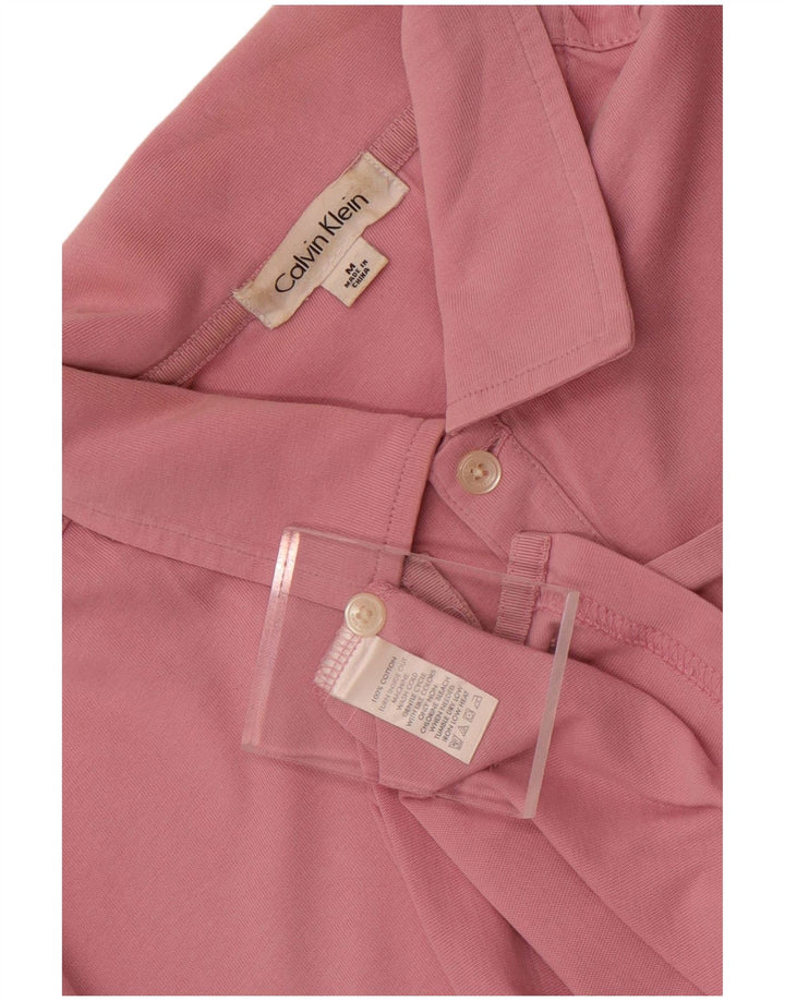 Polo Calvin Klein para hombre de algodón rosa medio