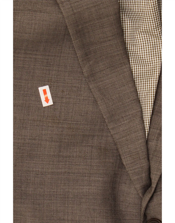 TOMMY HILFIGER Chaqueta tipo blazer de 2 botones para hombre UK 46 3XL Lana gris