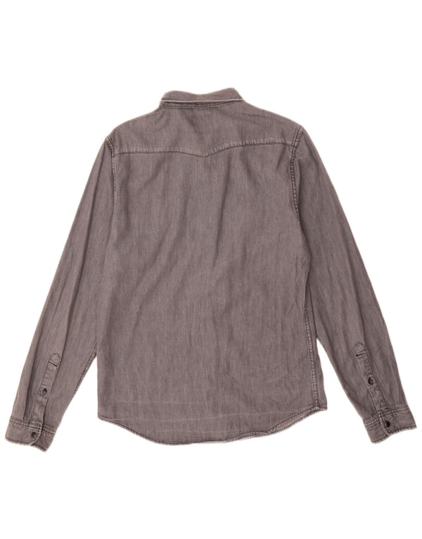 Camisa Vaquera Lee De Algodón Gris Medio |