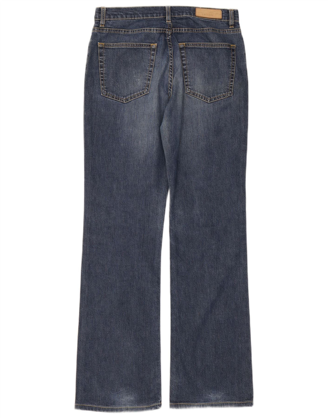 Lacoste Jeans Bootcut para Mujer Talla 40 Mediano W27 L31 Algodón Azul