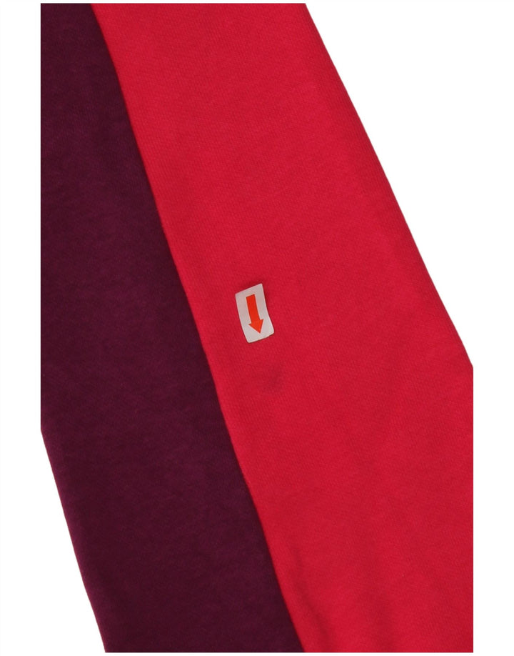 PUMA Jersey con capucha gráfica para niña 11-12 años Algodón color block rosa