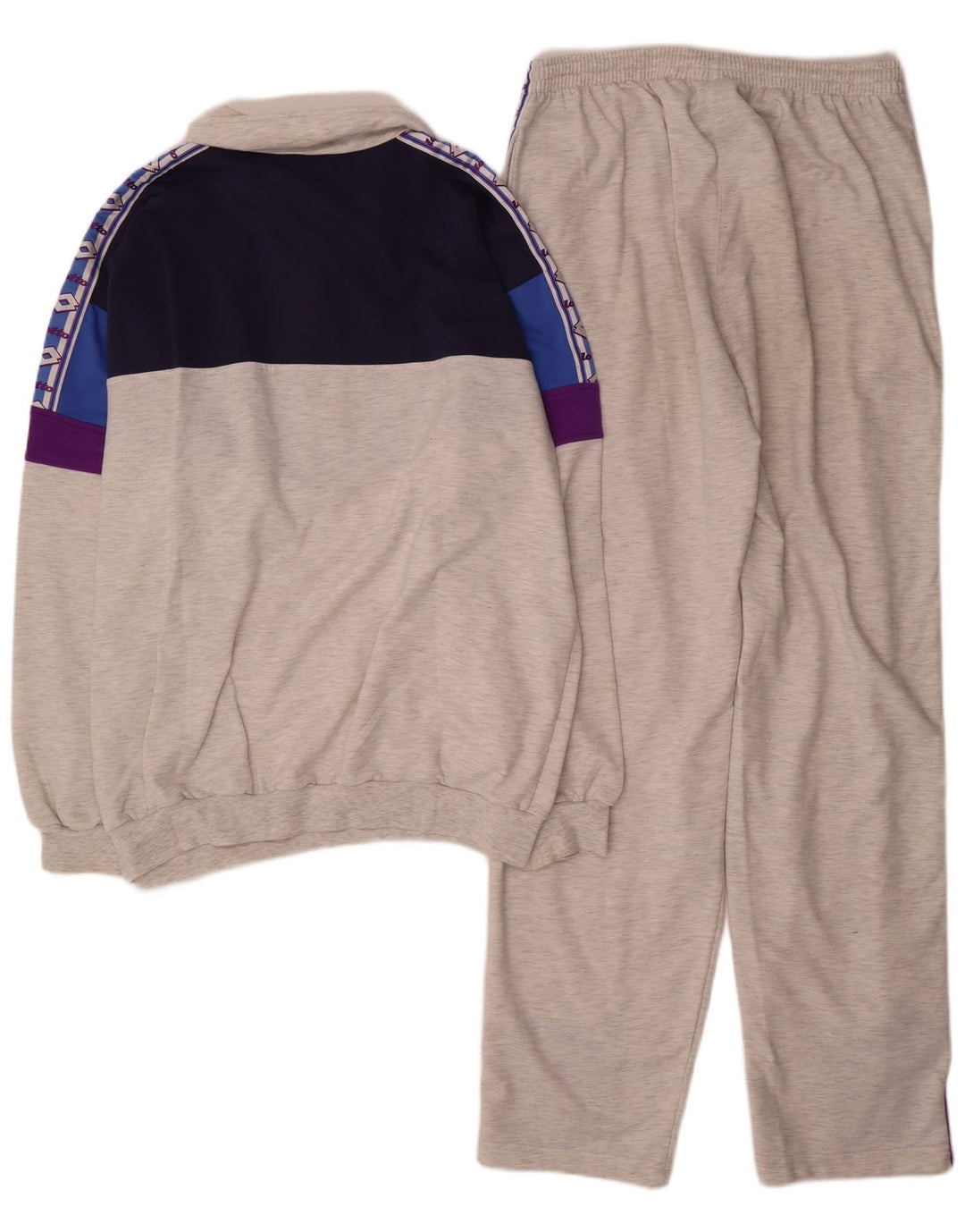 Lotto Chándal Completo Gráfico Hombre XL Poliéster Color Block Gris