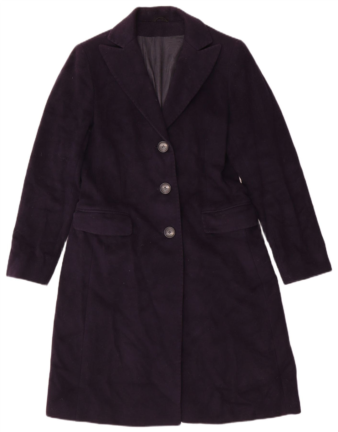 Abrigo Boggi para mujer UK 10 Small Lana azul marino