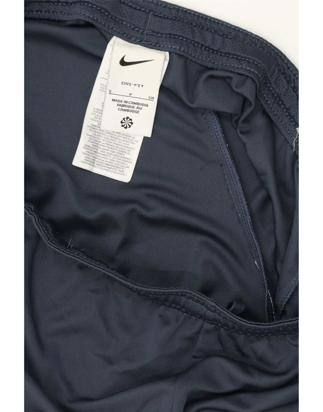 Nike - Pantalones cortos deportivos Dri Fit para hombre (talla pequeña), color azul marino, poliéster