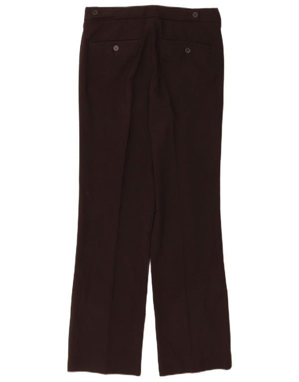 Zara Pantalón Casual Recto Para Hombre EU 38 Small W30 L30 Marrón Poliéster