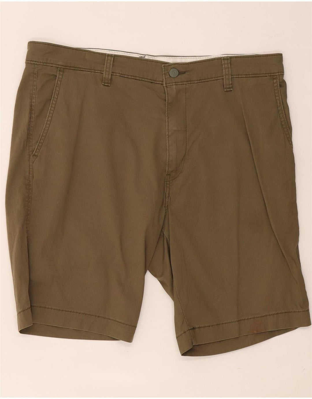 Levi's Pantalones cortos chinos para hombre W36 Large Khaki Cotton
