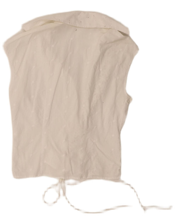 Naracamicie Blusa sin mangas para mujer UK 40 Medium White