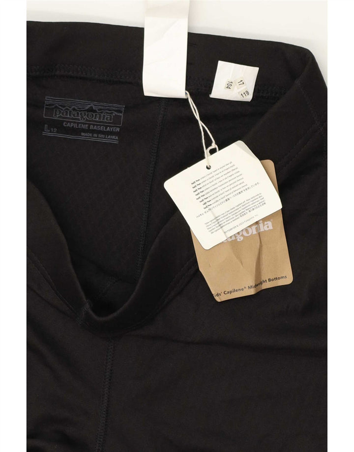 Patagonia Leggings para mujer US 12 Grande Poliéster negro