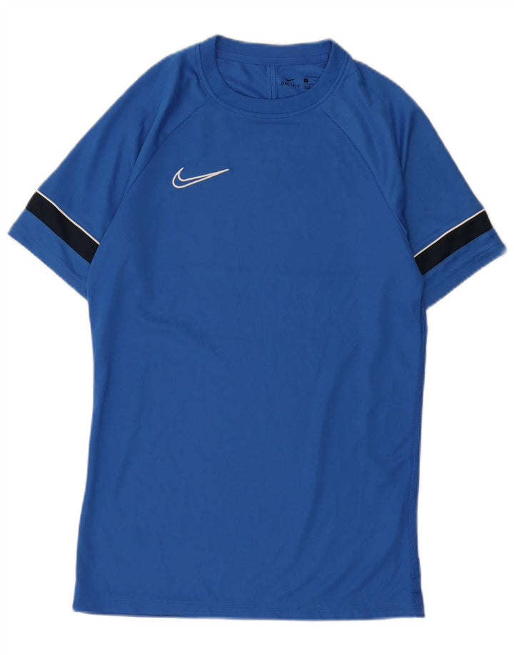 NIKE Camiseta Dri Fit para Hombre Top Small Azul Colorblock Poliéster