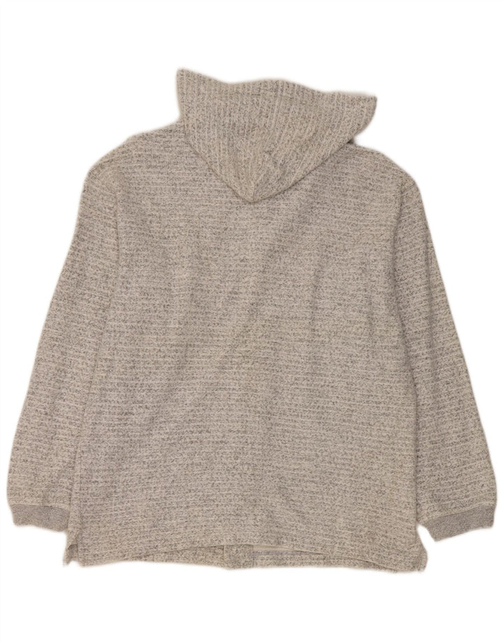 Foxhound - Chaqueta de chándal con capucha para hombre, talla XL, color gris moteado