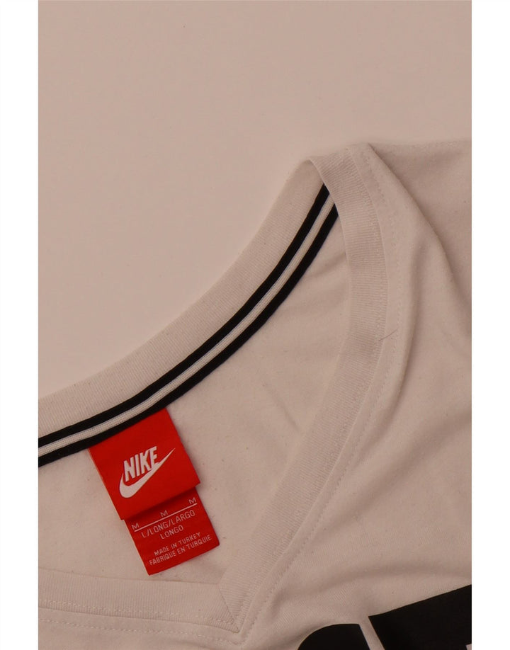 Nike - Camiseta gráfica para mujer, talla 40, color blanco apagado