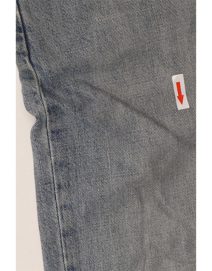 Carhartt Jeans rectos desgastados para hombre W34 L34 Algodón azul