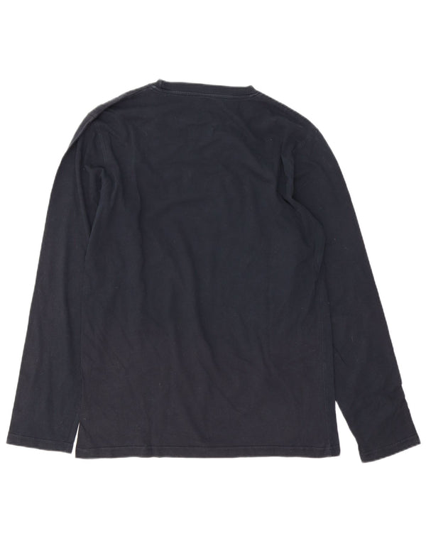PEPE Jeans Hombre Regular Fit Graphic Top Manga Larga Medio Azul Marino