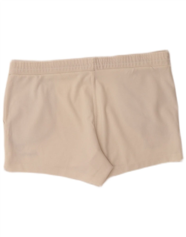 Sergio Tacchini Pantalones cortos deportivos gráficos para hombre IT 54 XL Poliéster blanco