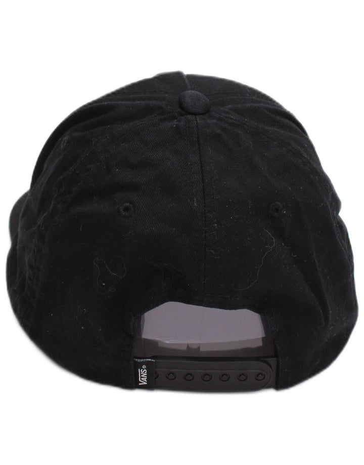Gorra de béisbol con gráfico Vans para hombre Talla única Algodón negro