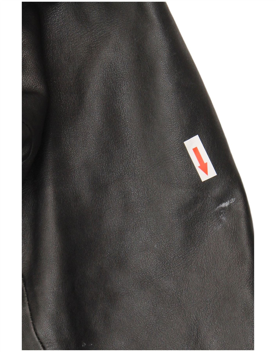 Vintage chaqueta de cuero para hombre Reino Unido 40 cuero negro grande