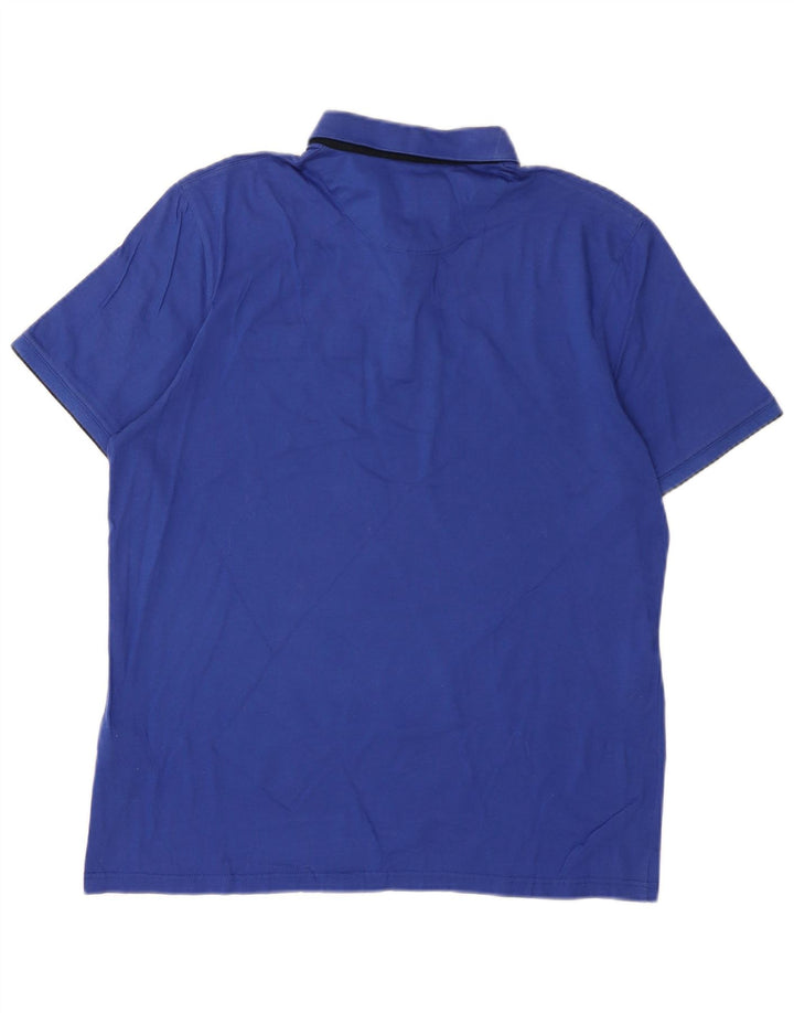 TED BAKER Polo para hombre Talla 5 XL Algodón azul