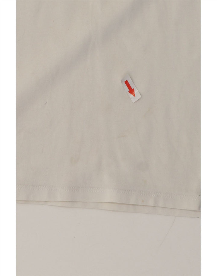 Jordan - Camiseta gráfica para hombre, talla pequeña, algodón blanco