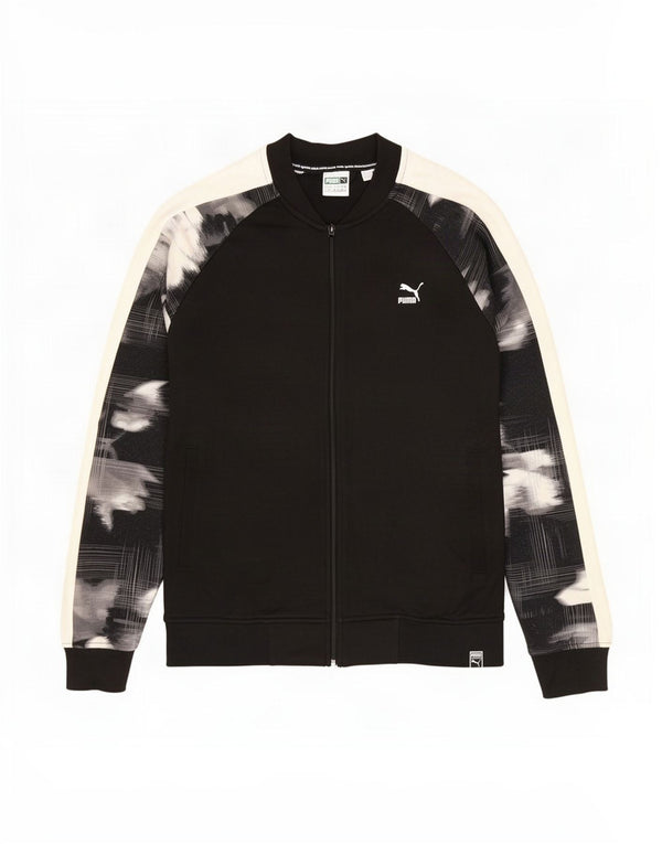 Puma Chaqueta de chándal holgada para mujer UK 40 Medium Black Colourblock