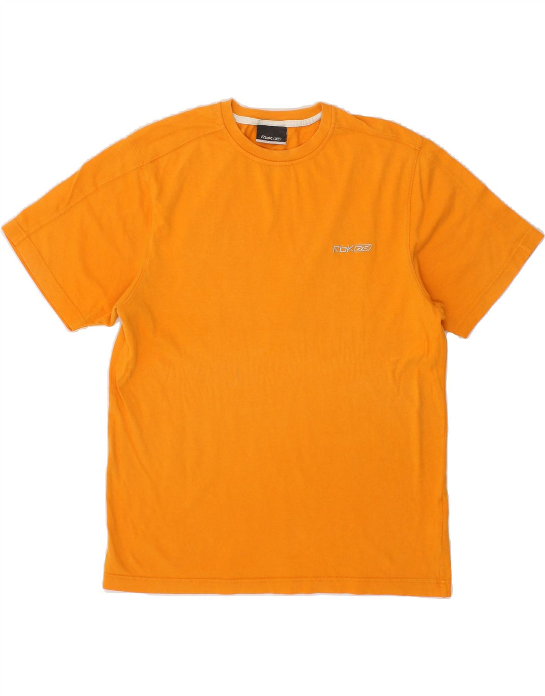 REEBOK Mens T-Shirt Top Small Orange Cotton Vintage Reebok and Second-Hand Reebok from Messina Hembry 