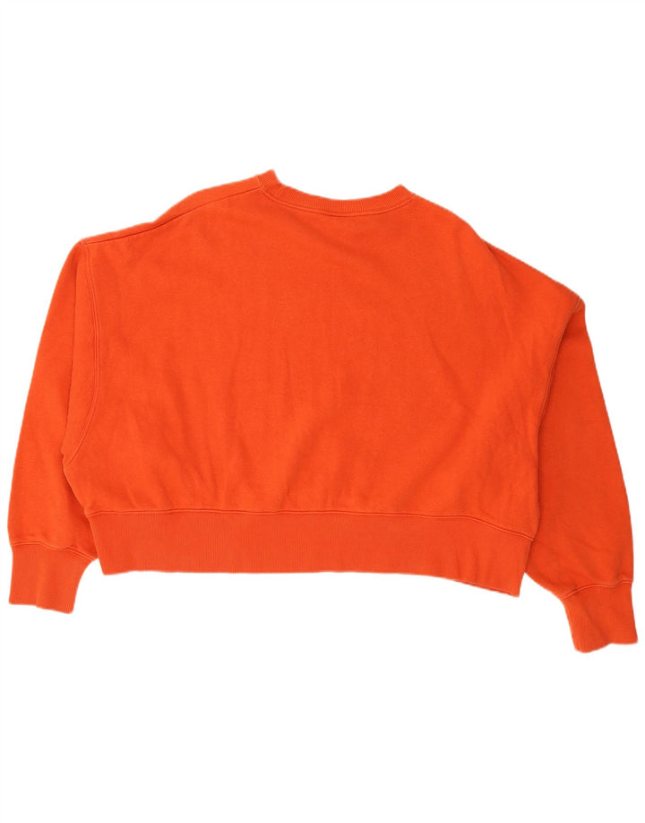 Nike - Sudadera corta extragrande para mujer, talla 14, algodón rojo mediano