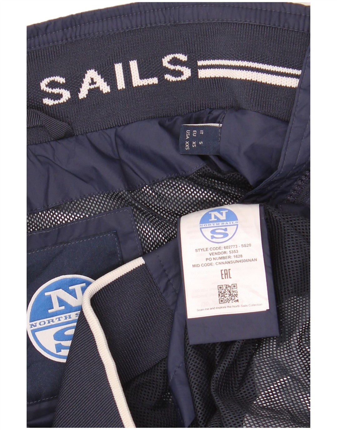 NORTH SAILS Chaqueta Bomber para Hombre UK 36 Small Azul Marino Poliamida
