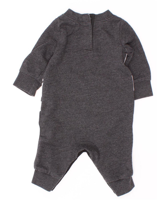 Nike Mono gráfico de manga larga para bebés de 0 a 3 meses, algodón gris