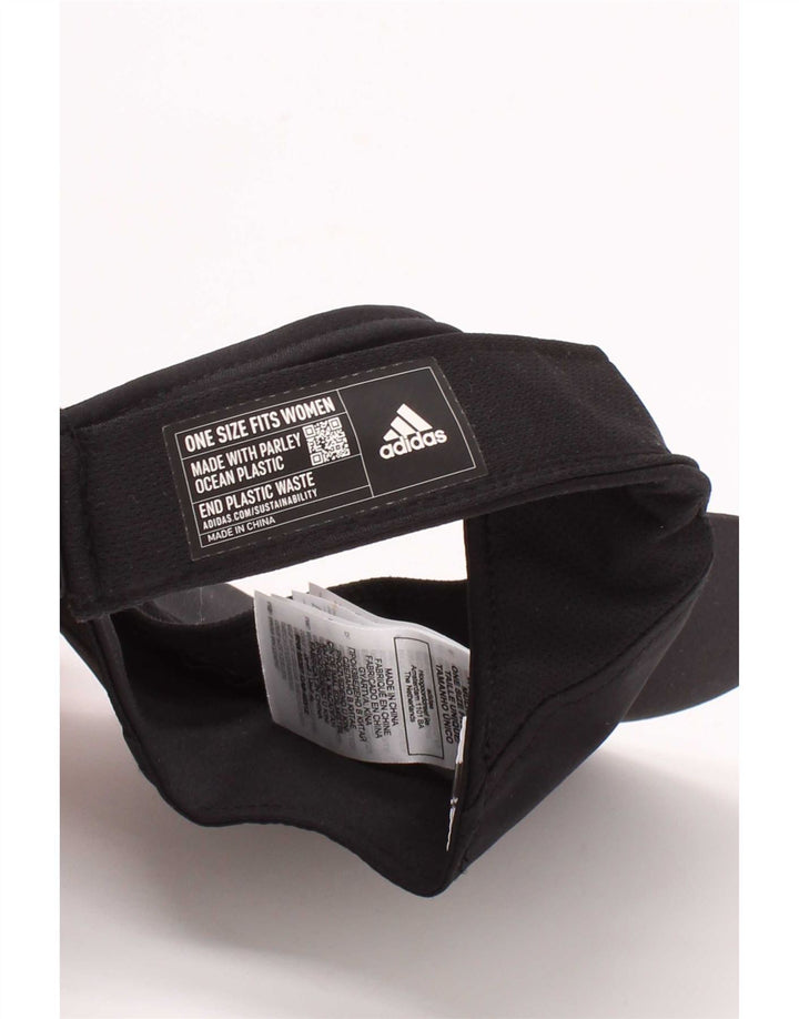 Adidas Mujer Aeroready Graphic Visor Cap Talla única Poliéster negro