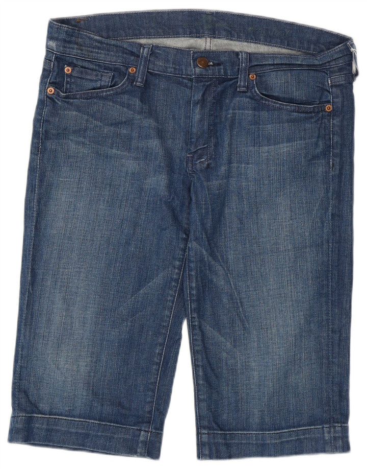 Shorts vaqueros para mujer 7 For All Mankind W31 Algodón azul medio