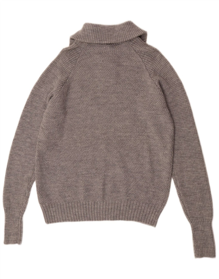 Bergans Jersey Hombre con Cremallera y Cuello XL Lana Merino Gris