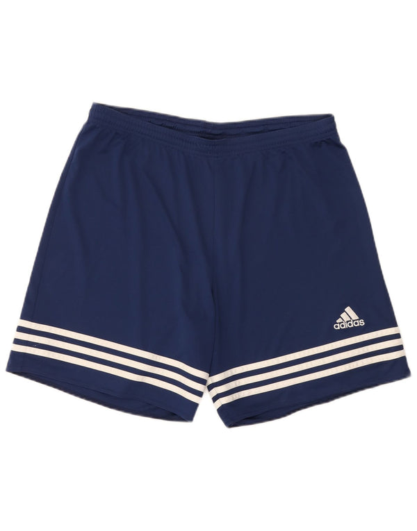 Adidas Mens Climalite Sport Shorts Grande Azul Marino Poliéster