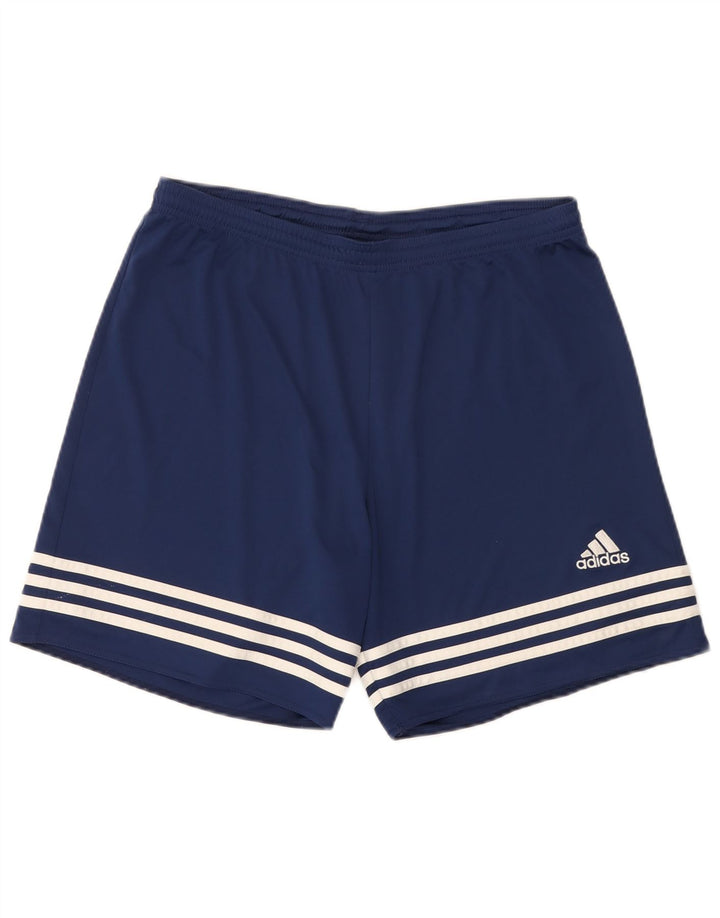 Adidas Mens Climalite Sport Shorts Grande Azul Marino Poliéster