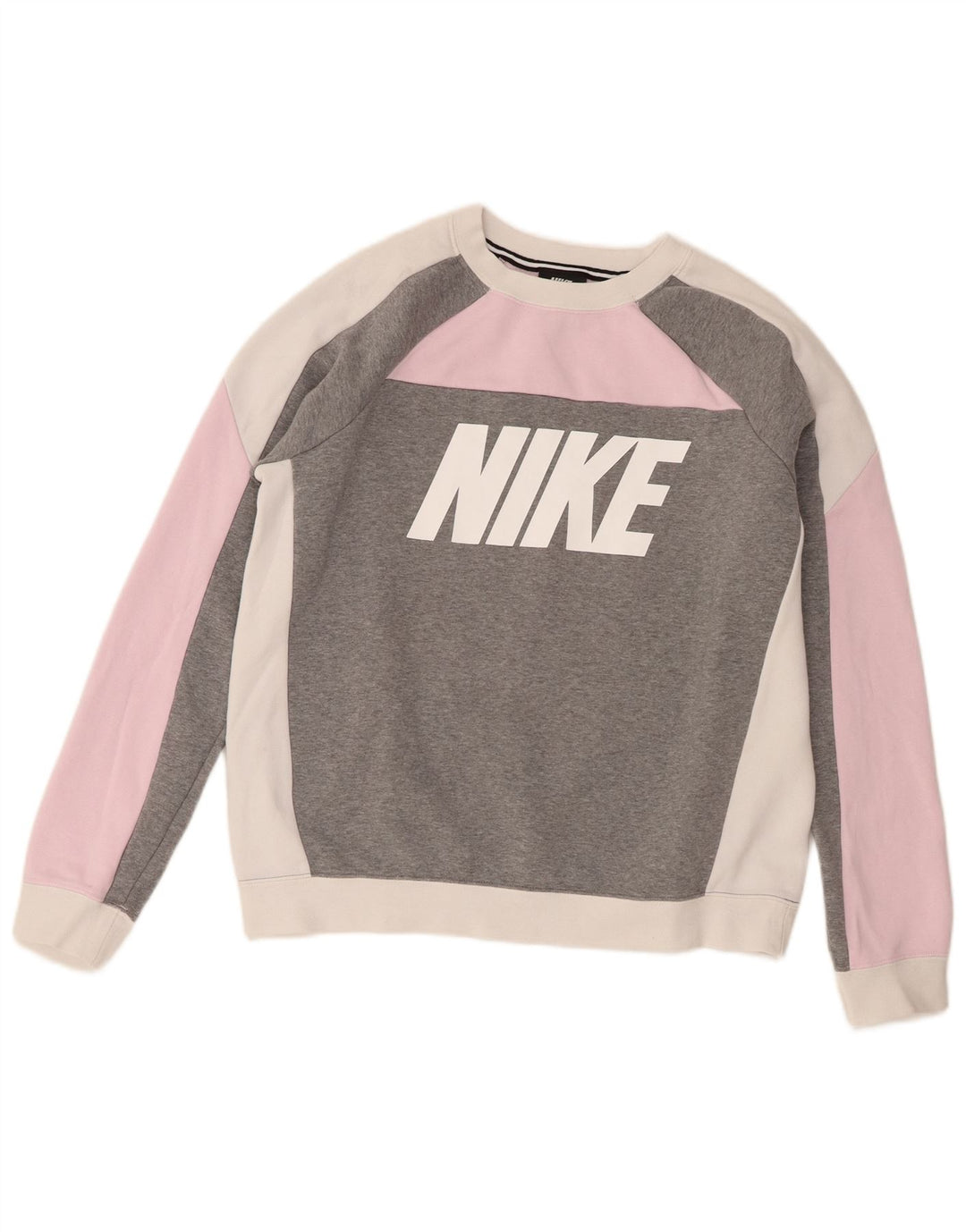 Nike - Sudadera gráfica para mujer, talla 40, color rosa medio