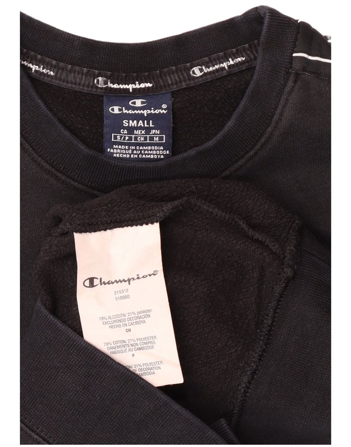 Champion Sudadera Gráfica para Hombre Jersey Pequeño De Algodón Negro