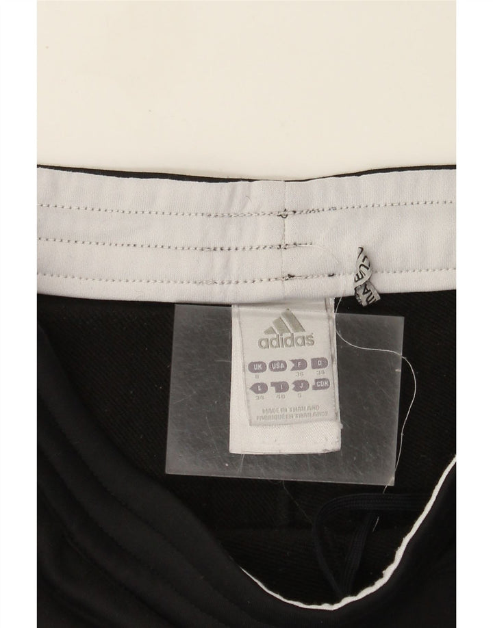 Adidas Mujer Climalite Chándal Pantalones UK 8 Pequeño Poliéster Negro