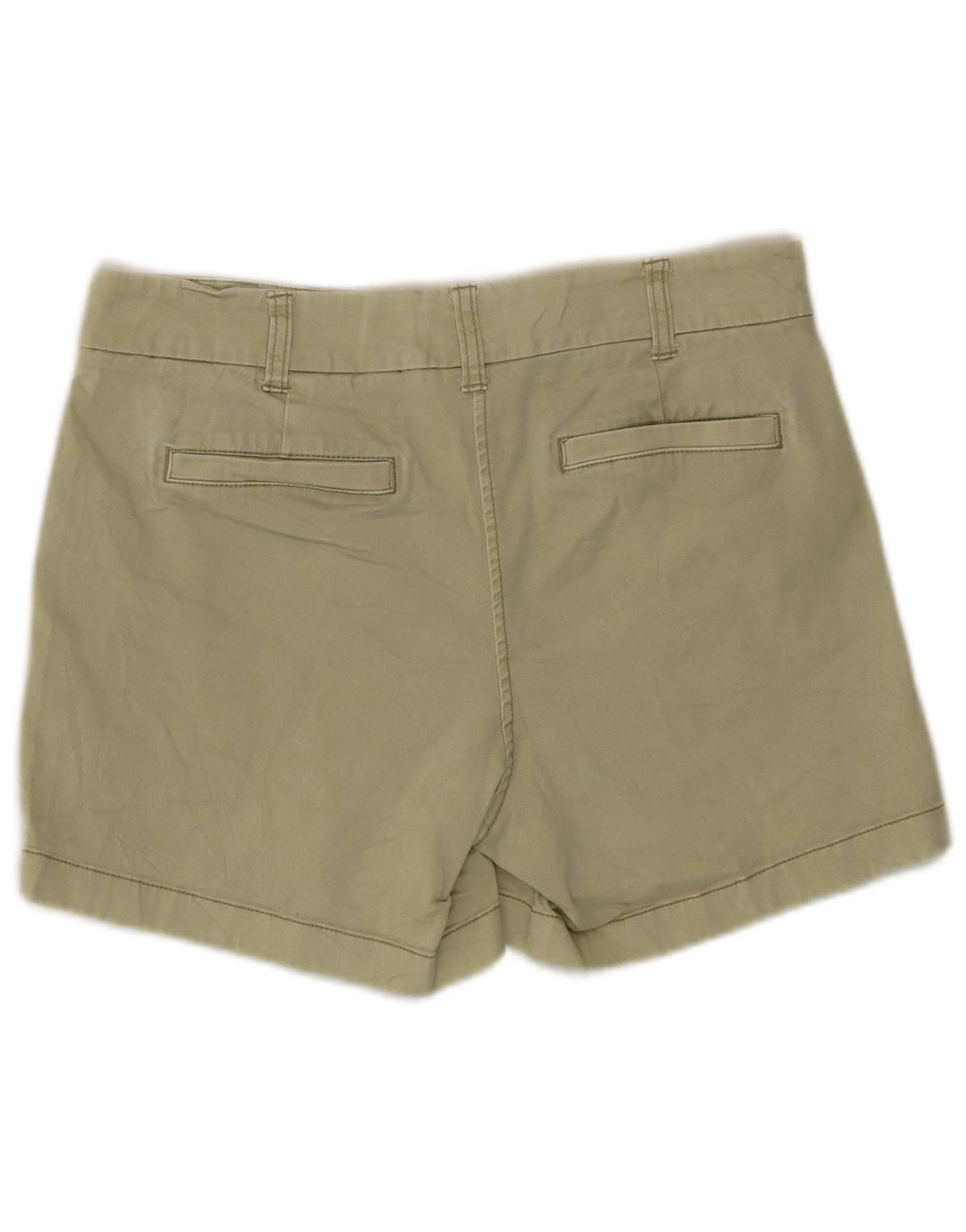J. Crew Pantalones cortos chinos para mujer US 6 Medium W30 Algodón caqui