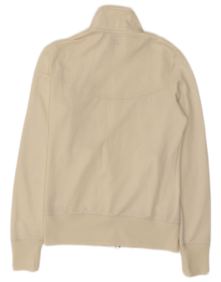 Nike Chaqueta de chándal para mujer UK 8/10 Small Off White Poliéster