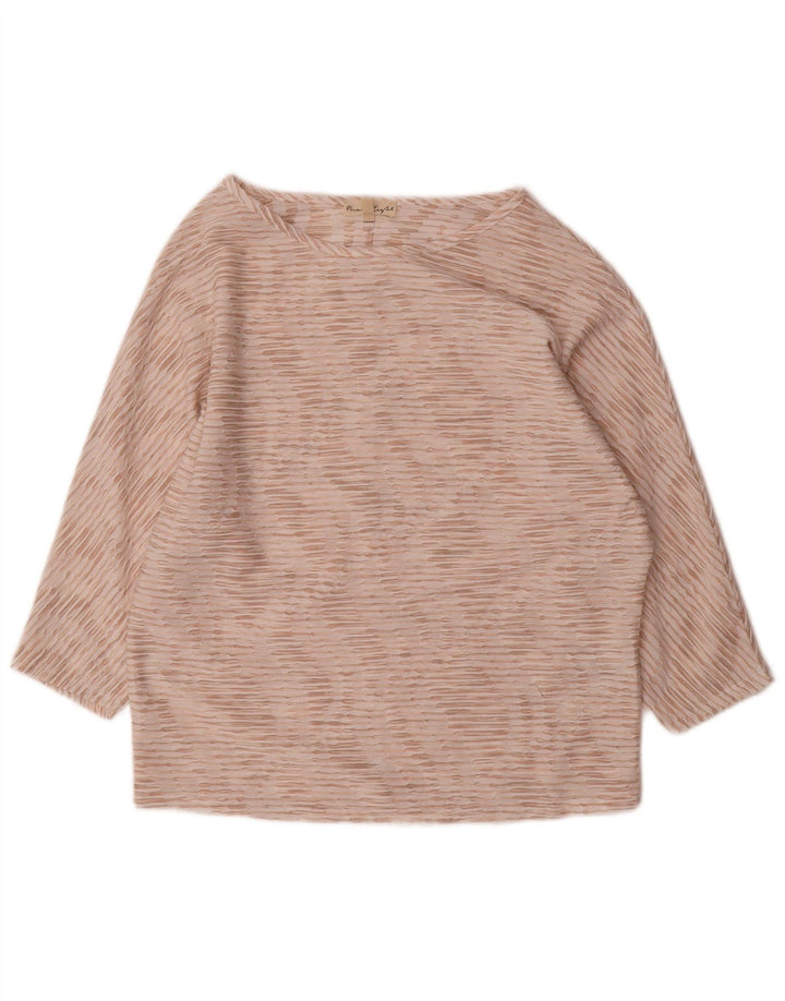 PHASE EIGHT Blusa de manga 3/4 para mujer UK 40 Poliéster rosa medio