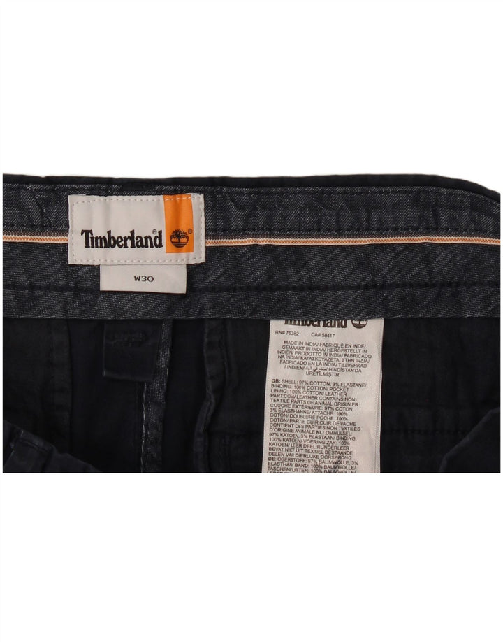 Timberland Pantalones cortos chinos para hombre W30 Medium Azul marino Algodón