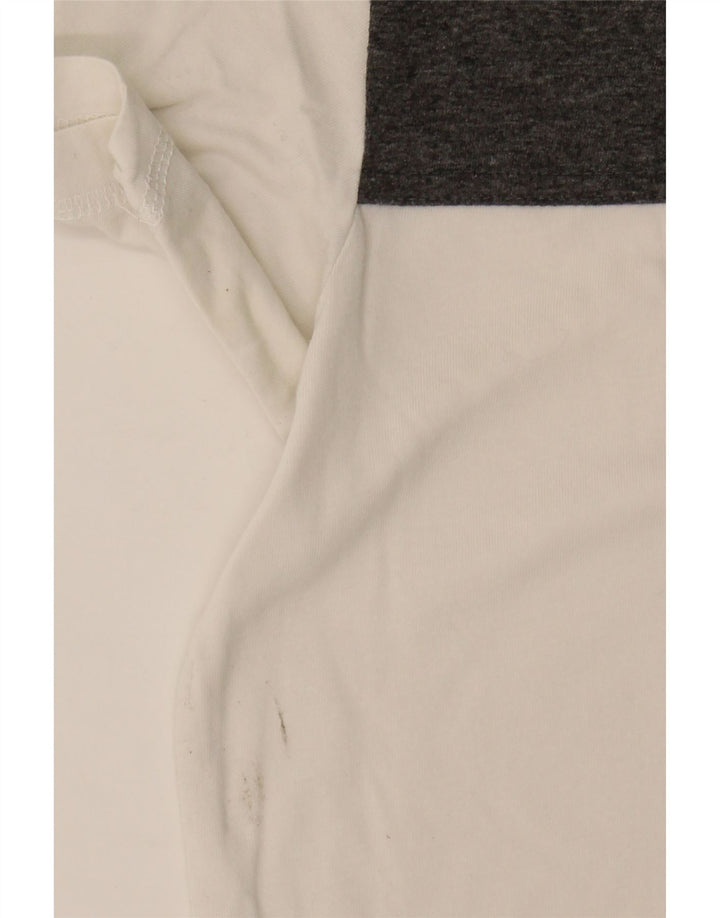 THE NORTH FACE Mens T-Shirt Top Small White Colourblock Vintage The North Face and Second-Hand The North Face from Messina Hembry 