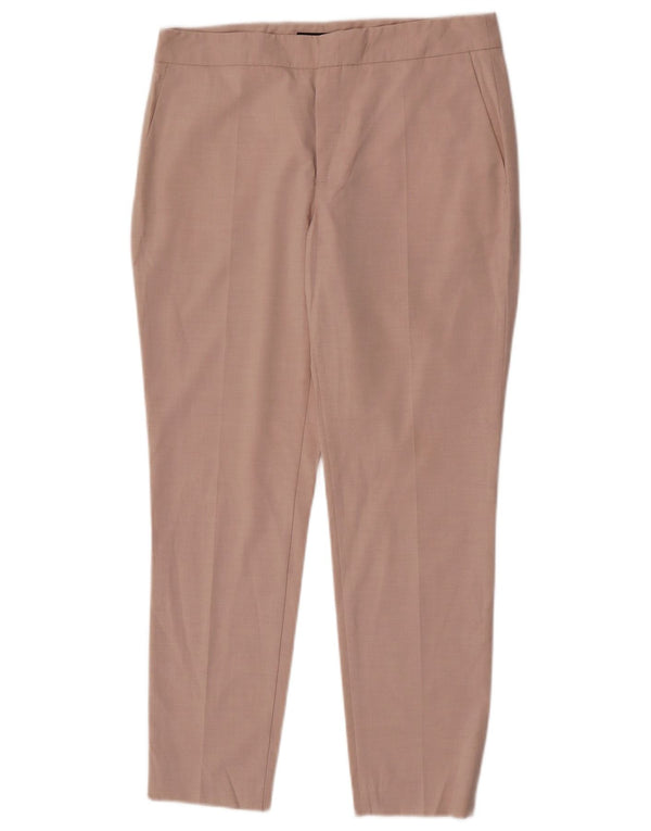 Zara Pantalones Cortos Pitillo Mujer EU 38 Small W28 L26 Poliéster Rosa