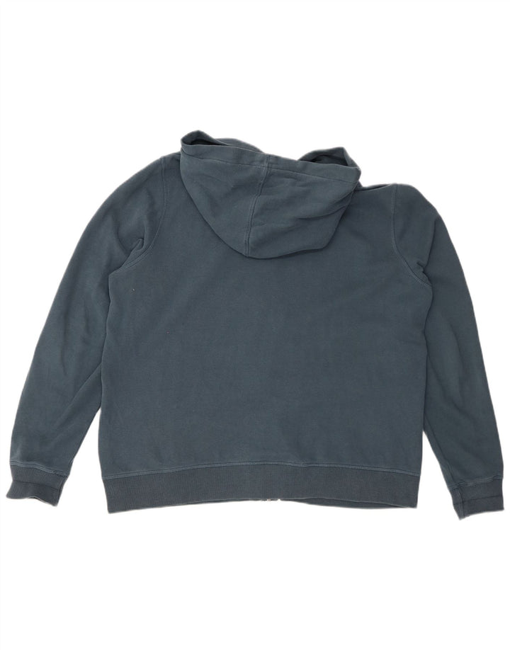 Sudadera con capucha y cremallera para hombre Fat Face Algodón verde grande