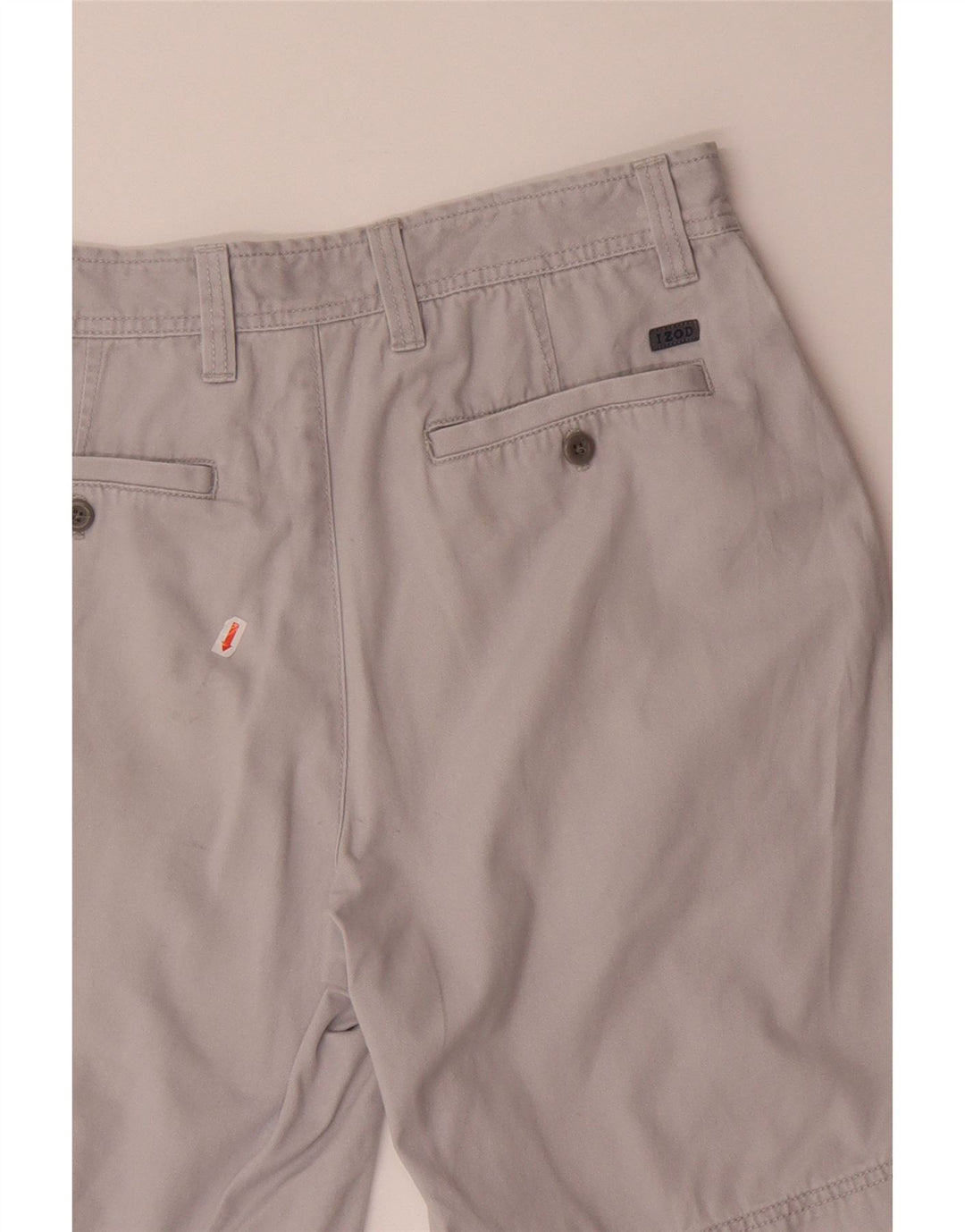 IZOD Mens Chino Shorts W34  Grey Cotton Vintage Izod and Second-Hand Izod from Messina Hembry 