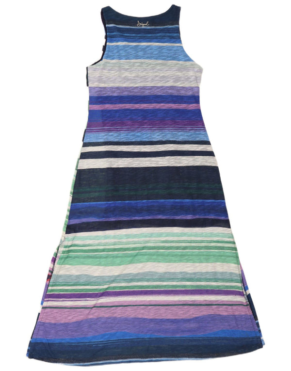 Desigual Vestido largo sin mangas para mujer UK 40 XL Multicolor Floral