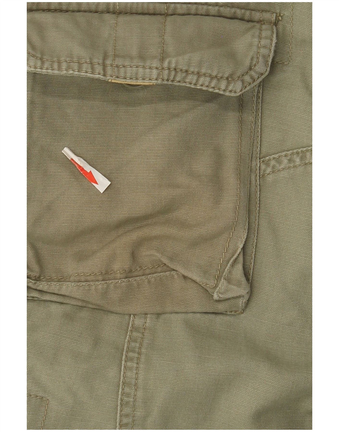 Fila pantalones cortos cargo para hombre W34 grande caqui