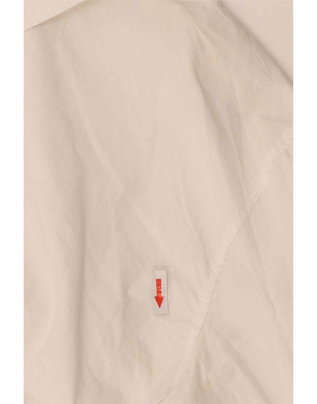Zara Blusa Corta Mujer UK 46 Algodón Blanco Mediano