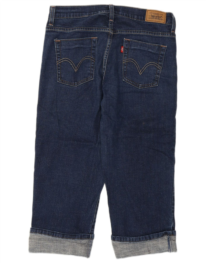 Levi's 515 Capri Jeans para mujer US 6 mediano W28 L19 algodón azul