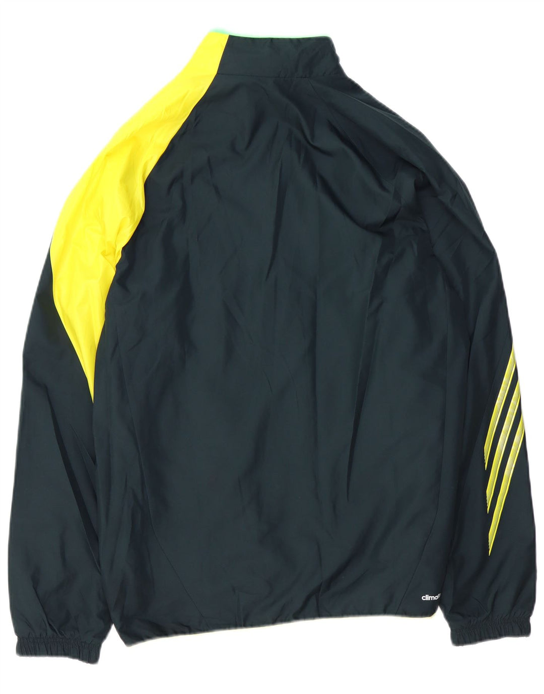 ADIDAS Mens Climalite Chándal Top Chaqueta Grande Azul Marino Colorblock
