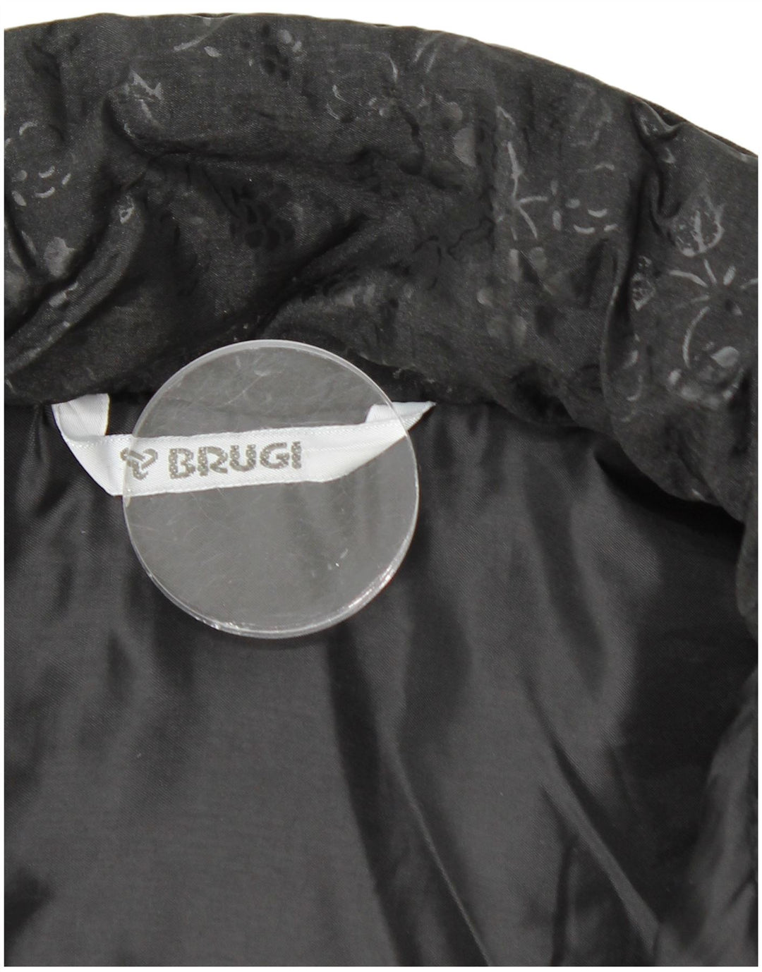 BRUGI Chaqueta cortavientos extragrande para mujer UK 22 3XL Negro Floral
